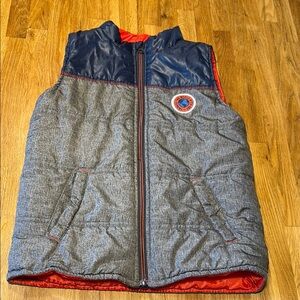 Kid’s Gray and Navy Puffer Vest